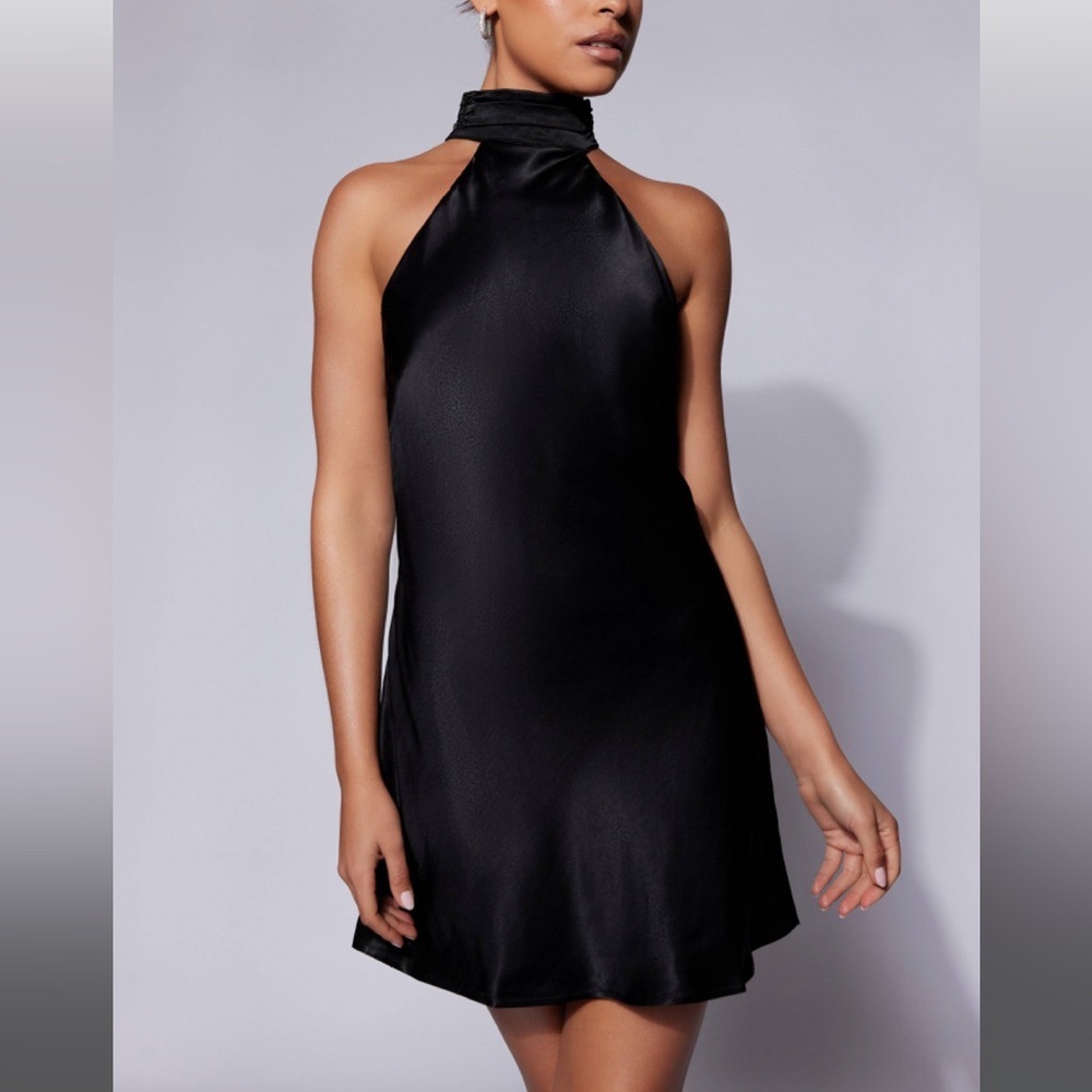 meshki satin dress